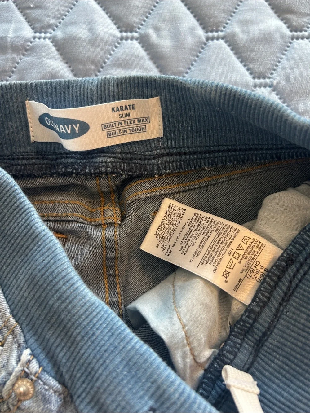 Old Navy Light Blue Distressed Kids Jeans